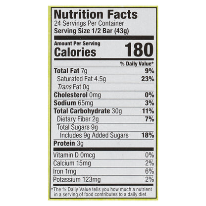 Bobo's Peanut Butter Chocolate Chip Oat Bar 3 oz