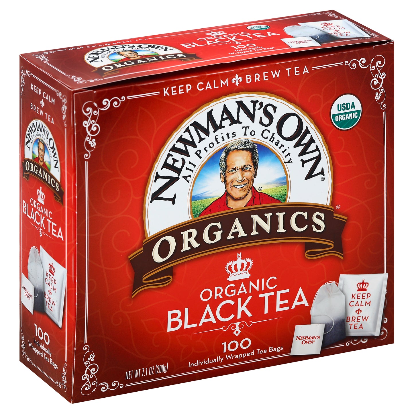 Newman's Own Organics Black Tea 100 ea