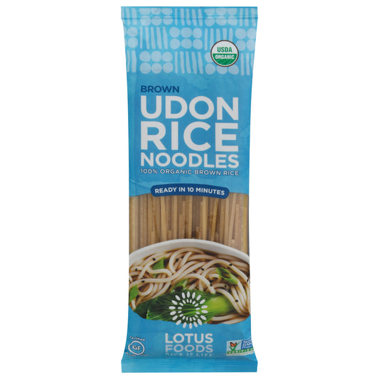 Lotus Foods Brown Udon Rice Noodles 8 oz