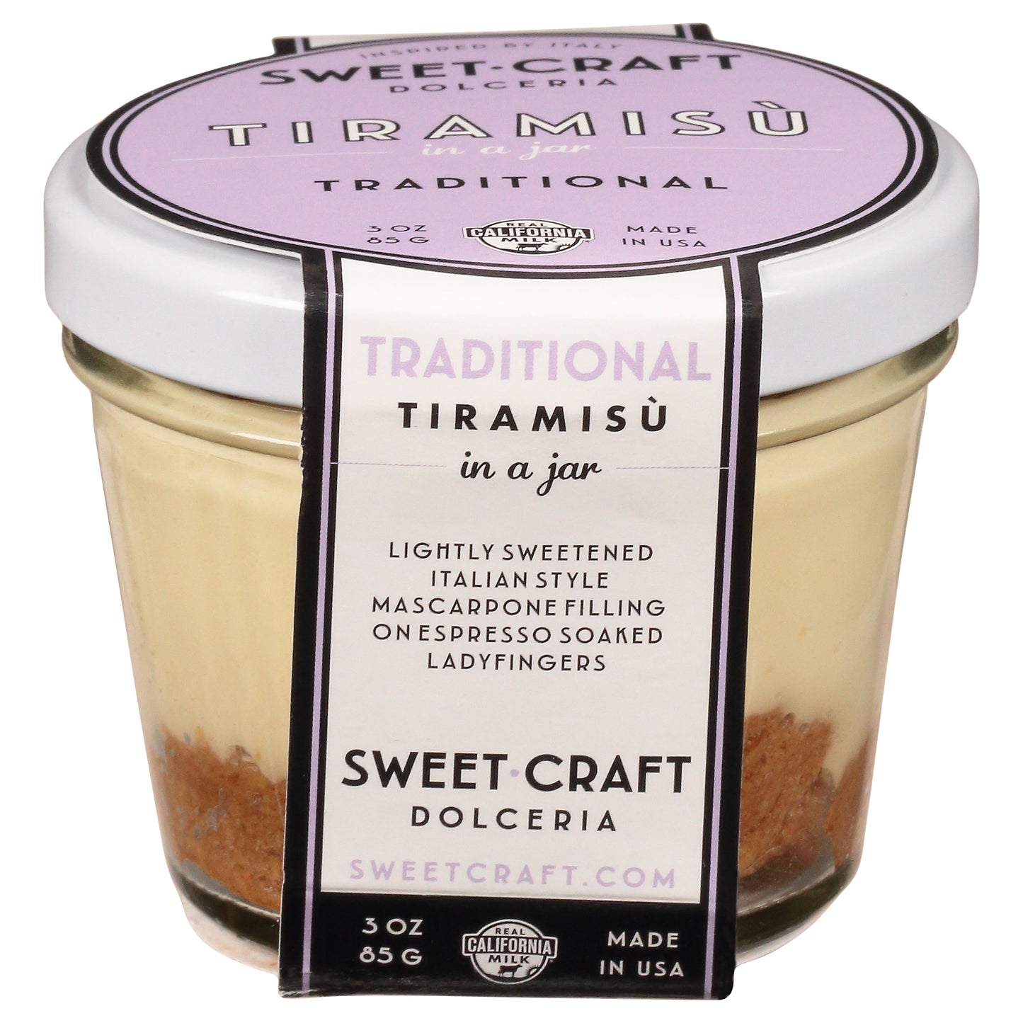 Sweet Craft Dolceria Traditional Tiramisu in a Jar 3 oz