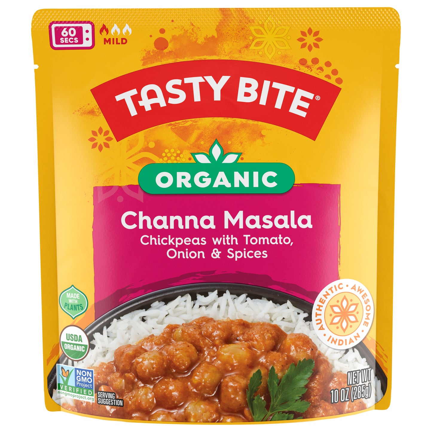 Tasty Bite Indian Mild Organic Channa Masala 10 oz