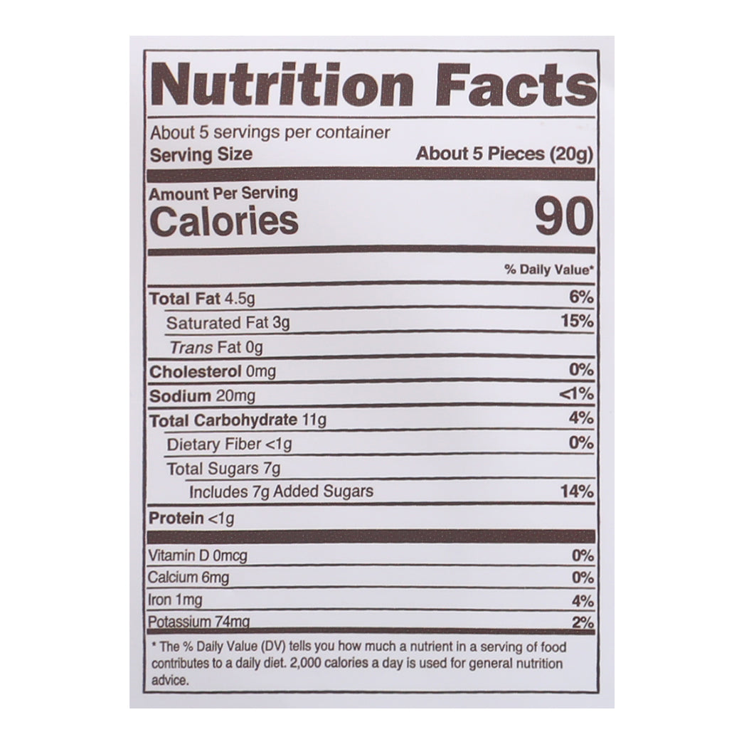 Cocomels Bites Madagascar Vanilla Dark Chocolate 3.5 oz