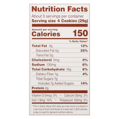 Simple Mills Crunchy Almond Flour Chocolate Chip Cookies 5.5 oz