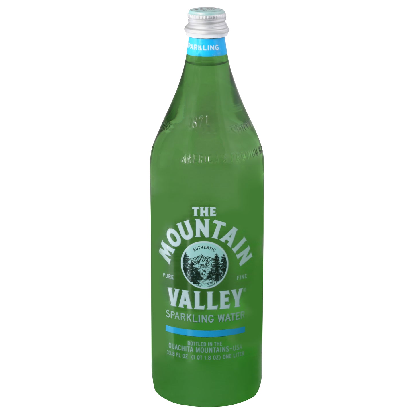 The Mountain Valley Pure Fine Authentic Sparkling Water 33.8 fl oz
