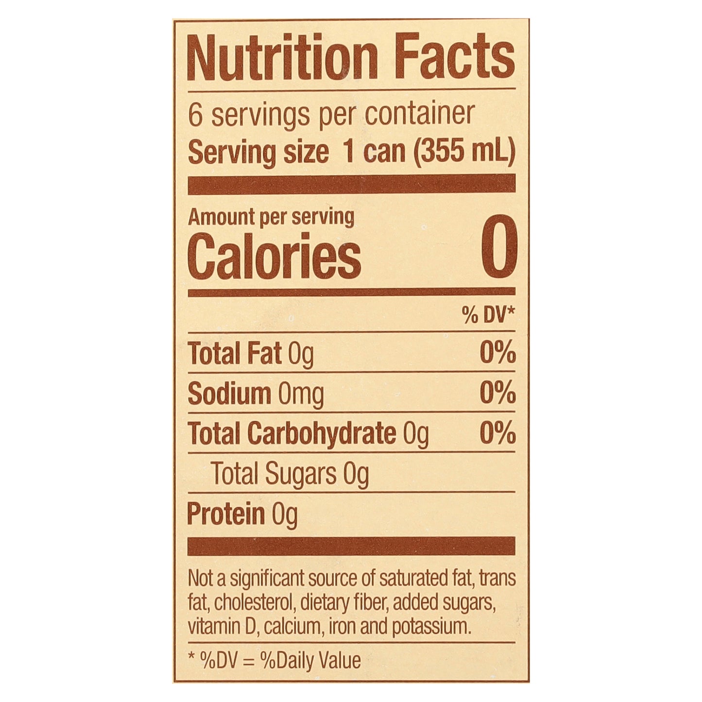 Zevia Zero Sugar Creamy Root Beer Soda 6 - 12 fl oz Cans