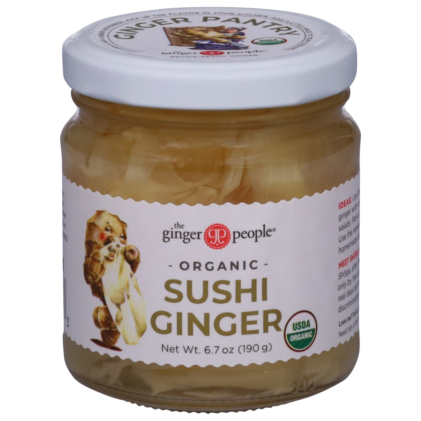 The Ginger People Organic Sushi Ginger 6.7 oz