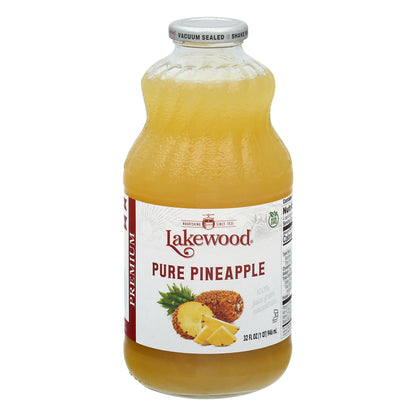 Lakewood Premium Pure Pineapple 100% Juice 32 oz