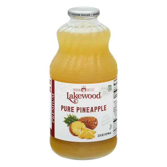 Lakewood Premium Pure Pineapple 100% Juice 32 oz