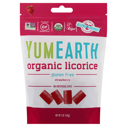 YumEarth Organic Strawberry Licorice 5 oz