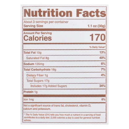 Cocomels Oatmilk Chocolate Toffee Bark 3.5 oz