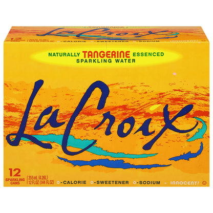 LaCroix Tangerine Sparkling Water 12 - 12 fl oz Cans