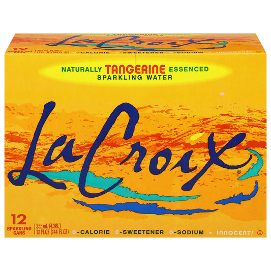 LaCroix Tangerine Sparkling Water 12 - 12 fl oz Cans