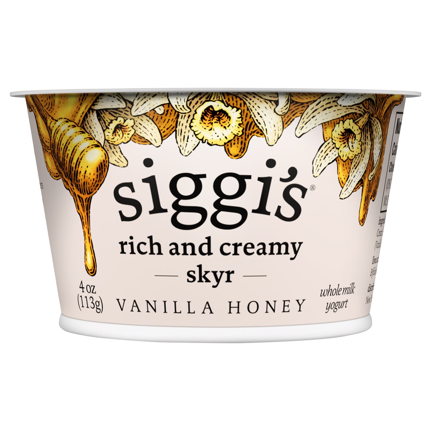 siggi's Vanilla Honey Rich and Creamy Skyr