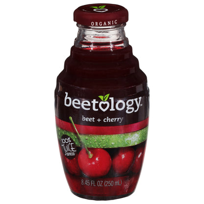 Beetology Organic Cold Pressed Beet + Cherry 100% Juice 8.45 fl oz