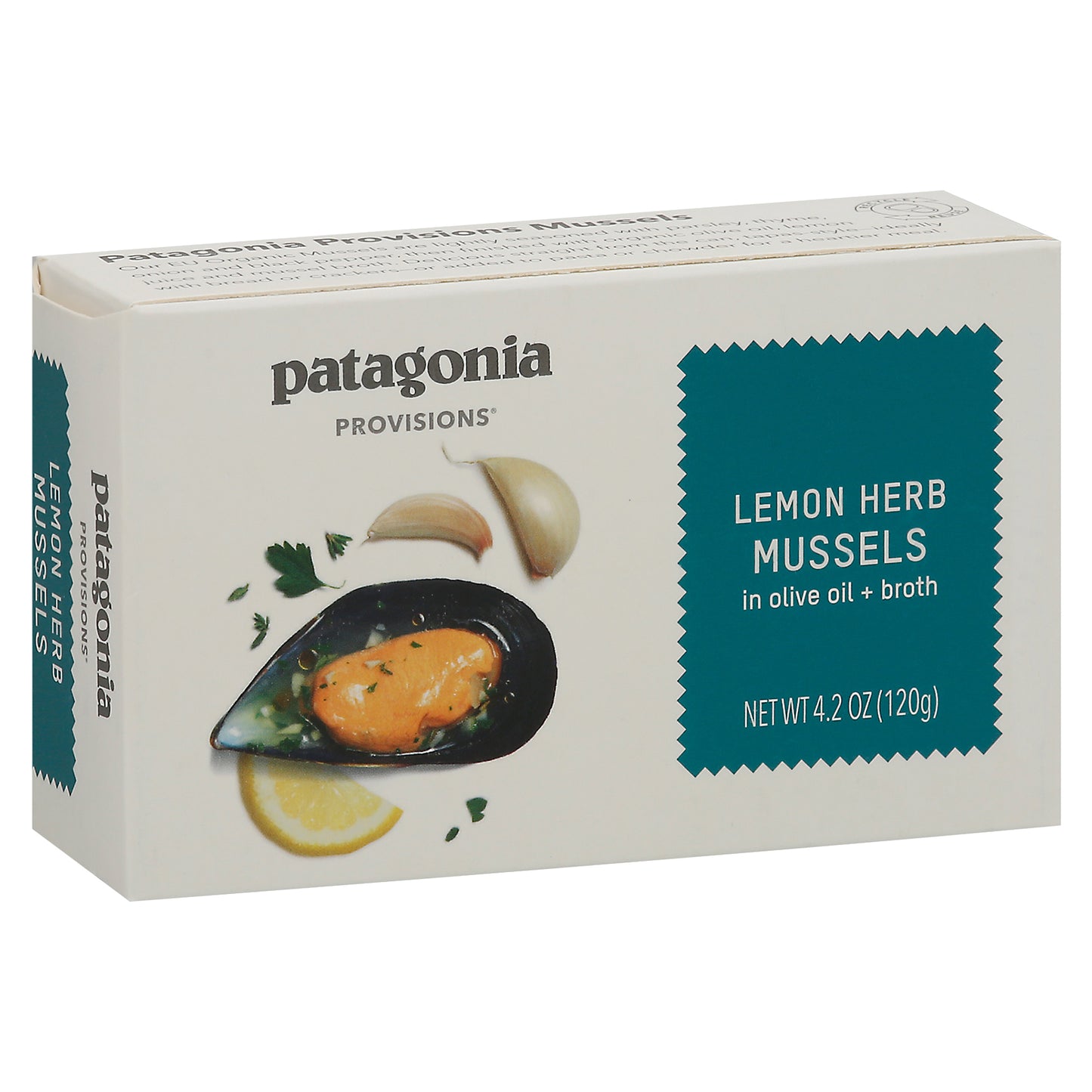 Patagonia Provisions In Olive Oil + Broth Lemon Herb Mussels 4.2 oz