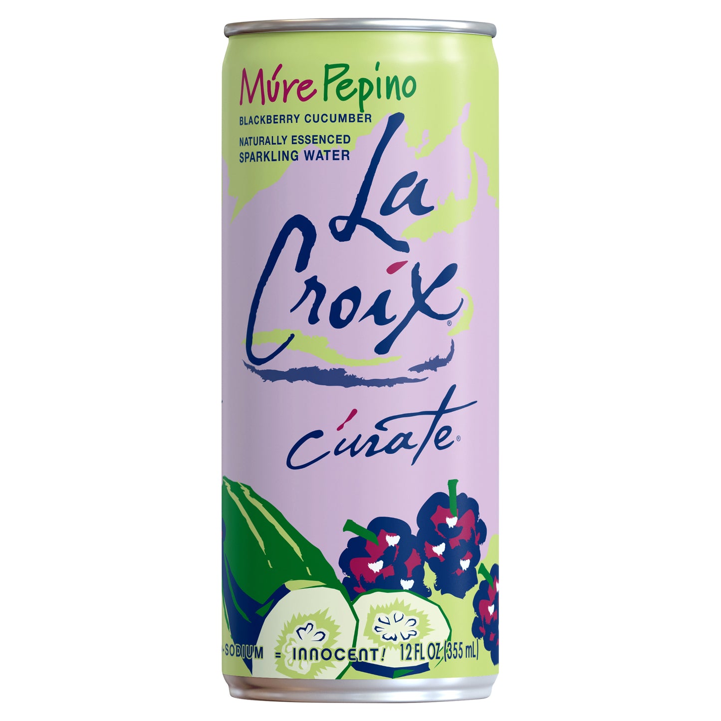 LaCroix Curate Blackberry Cucumber Sparkling Water 12 fl oz