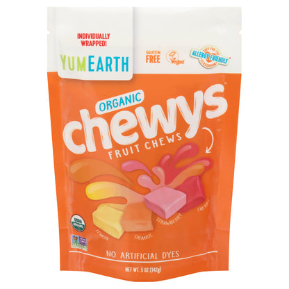 YumEarth Chewys Organic Assorted Fruit Chews 5 oz