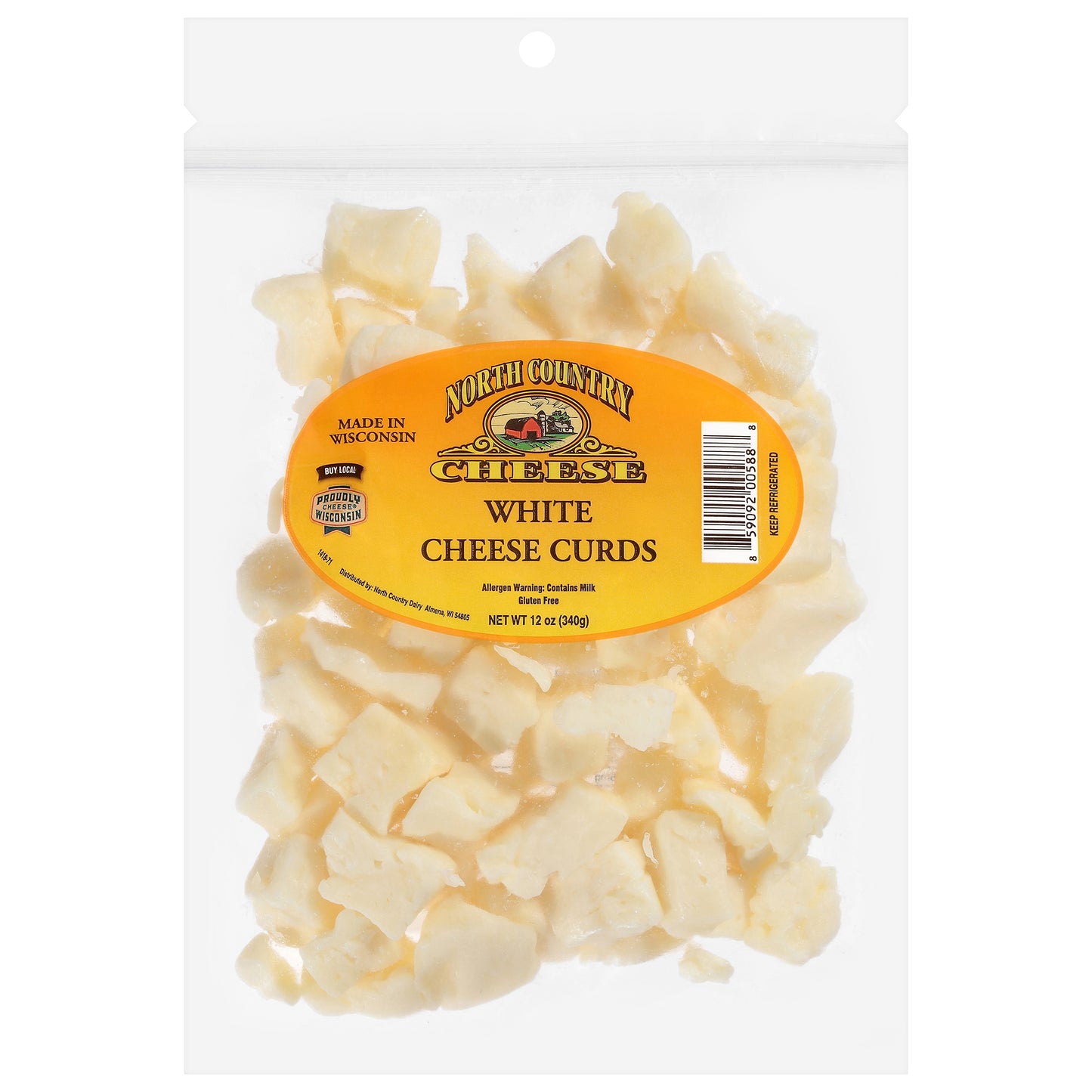 North Country Cheese White Cheese Curds 12 oz