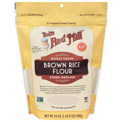 Bob's Red Mill Stone Ground Whole Grain Brown Rice Flour 24 oz