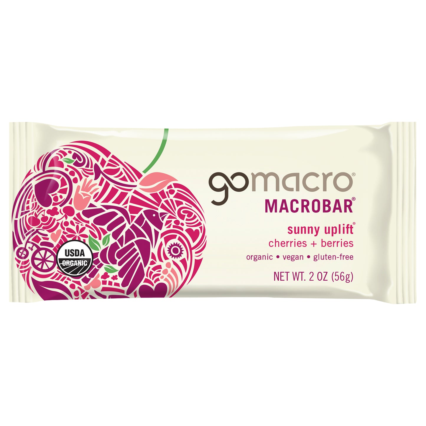 GoMacro Cherries + Berries MacroBar