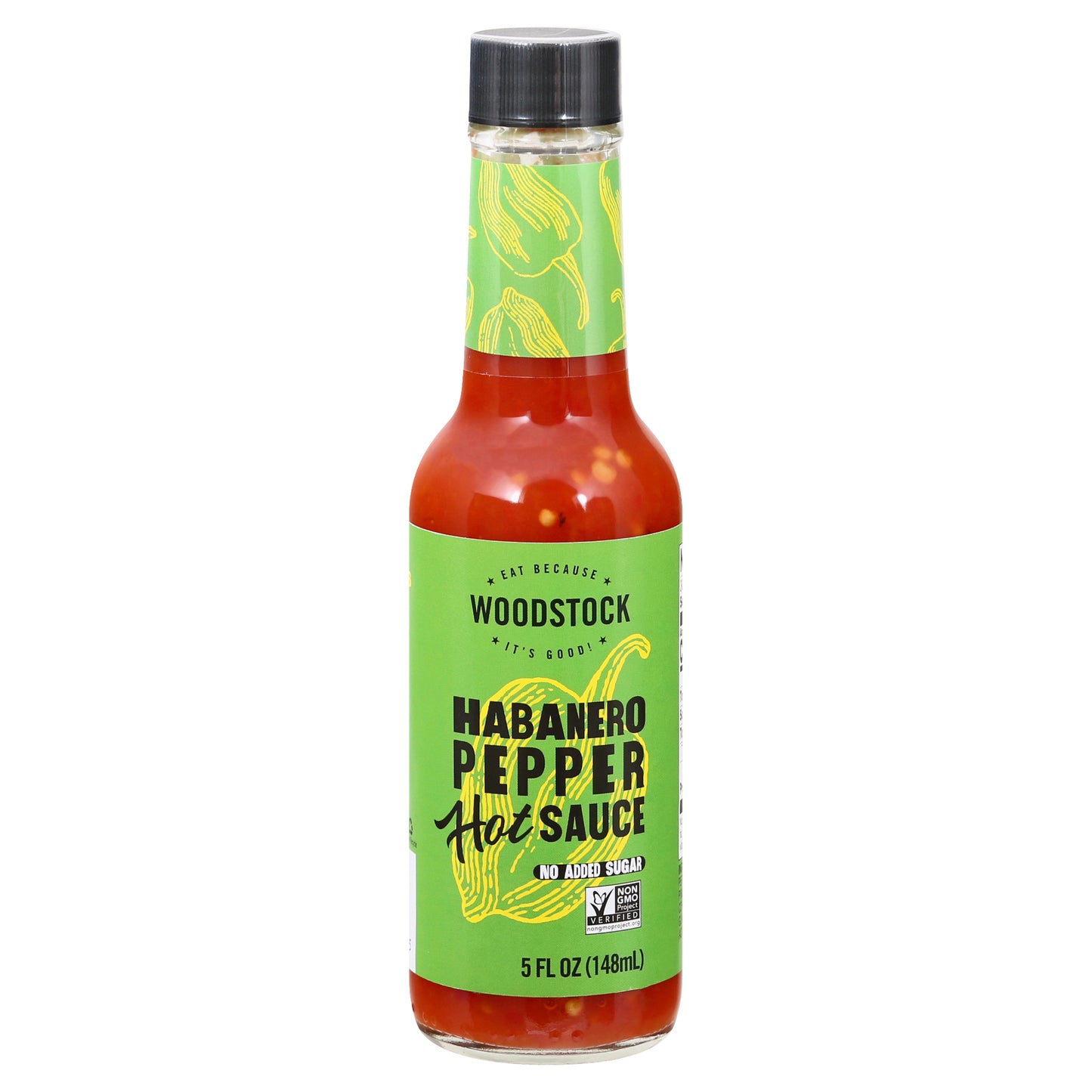 Woodstock Habanero Pepper Hot Sauce 5 oz