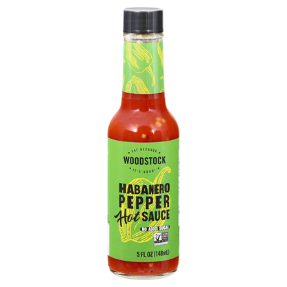 Woodstock Habanero Pepper Hot Sauce 5 oz
