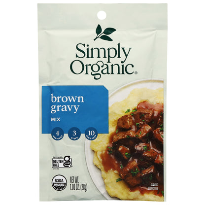 Simply Organic Brown Gravy Mix 1.0 oz