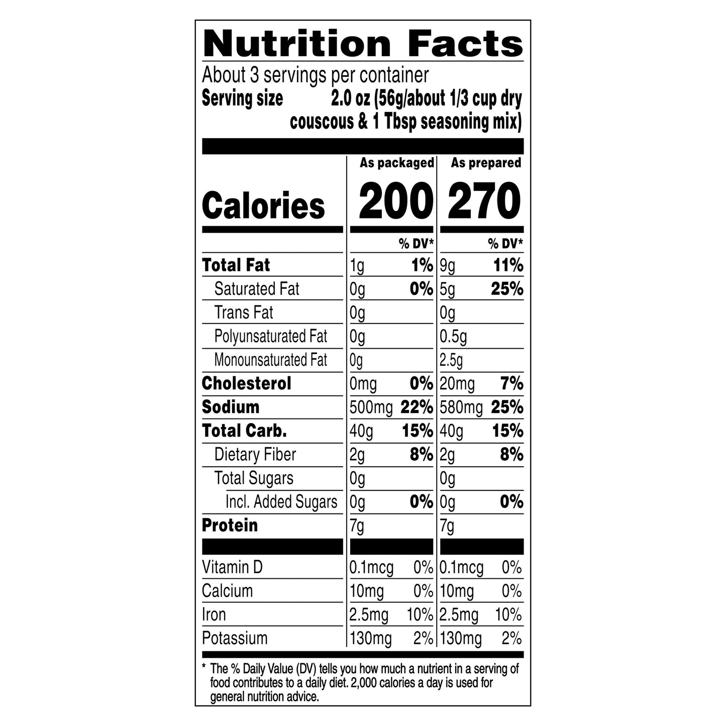 Near East Couscous Mix Roasted Garlic & Olive Oil 5.8 Oz