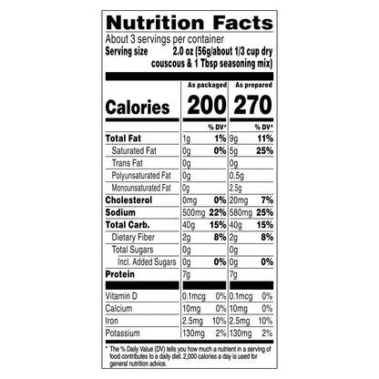 Near East Couscous Mix Roasted Garlic & Olive Oil 5.8 Oz