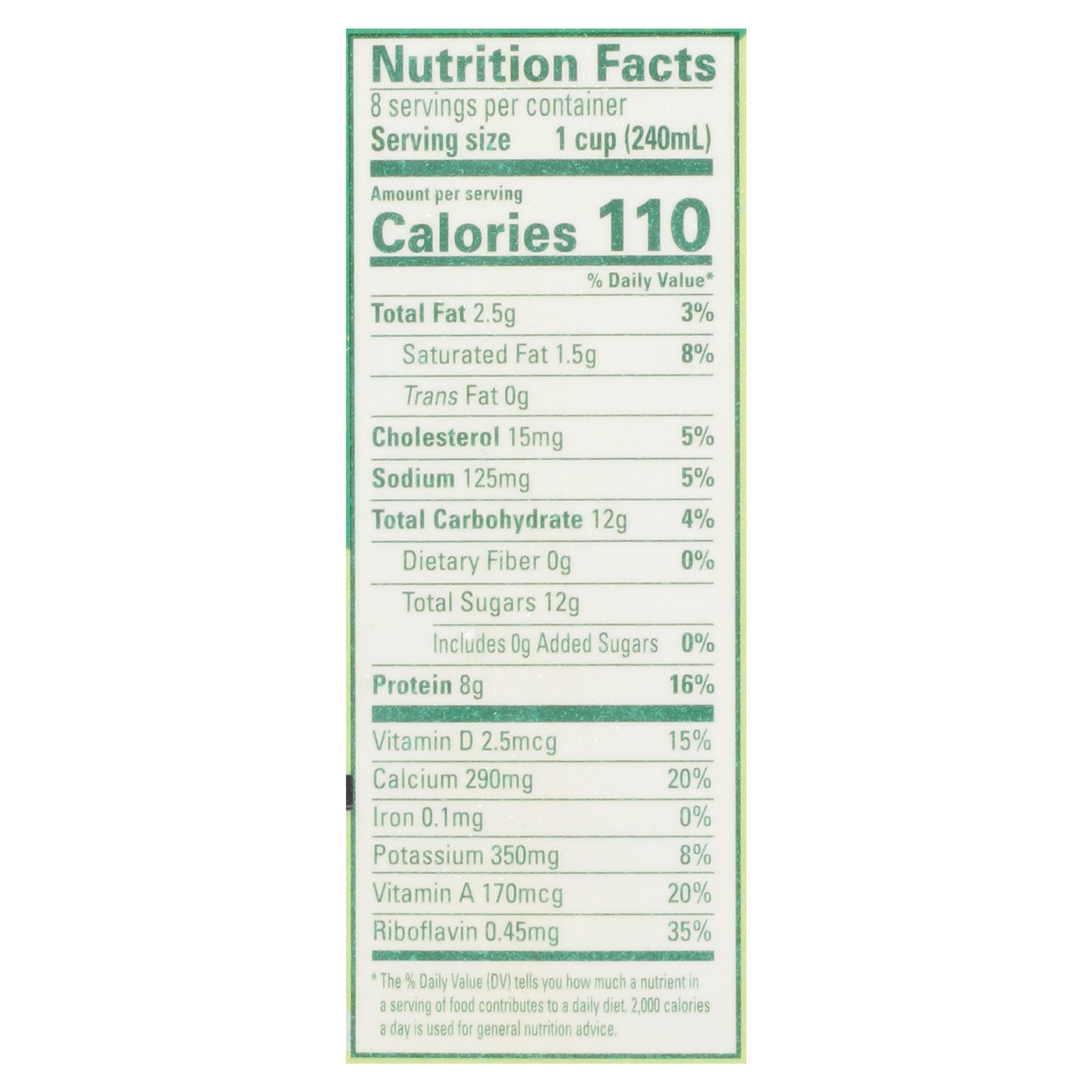 Organic Valley Lactose Free Low Fat Milk 0.5 gal