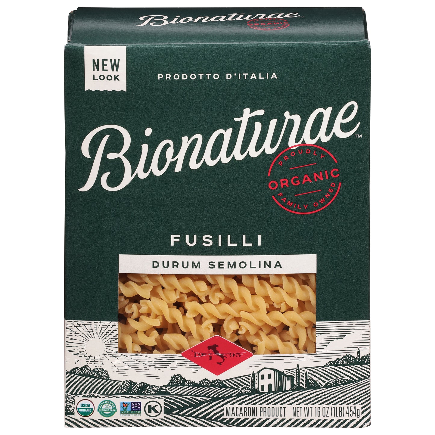 Bionaturae Durum Semolina Fusilli 16 oz