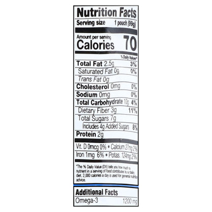 Mama Chia Chia Squeeze Organic Wild Raspberry Vitality Snack 3.5 oz