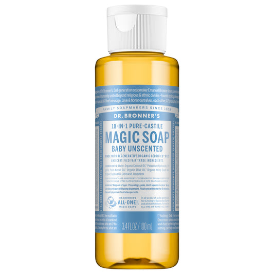 Dr. Bronner's Pure-Castile Magic Soap - Baby Unscented
