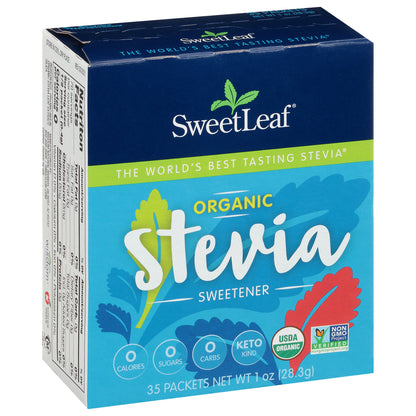SweetLeaf Organic Stevia Sweetener 35 ea