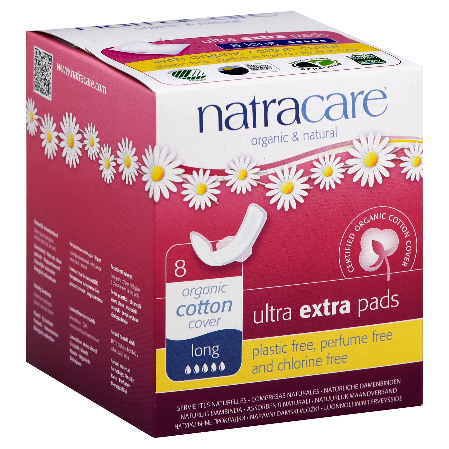 Natracare Pads 8 ea