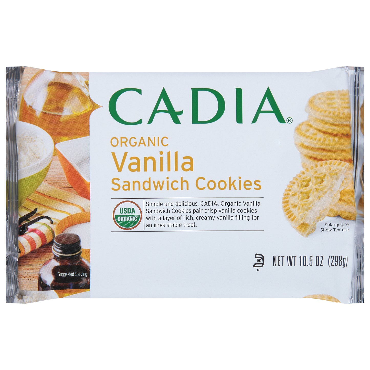 Cadia Organic Vanilla Sandwich Cookies 10.5 oz