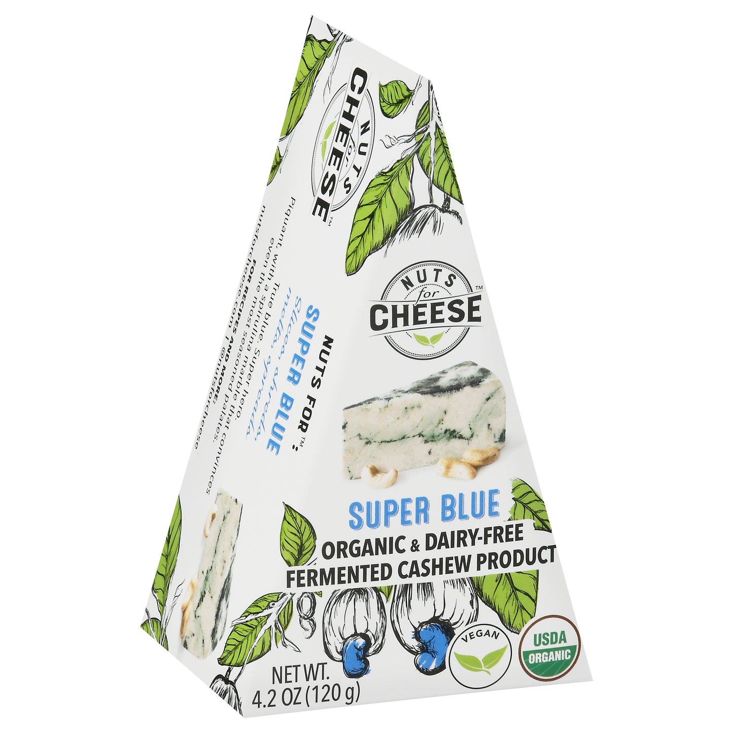 Nuts for Cheese Organic & Dairy-Free Super Blue Fermented Cashew Product 4.2 oz