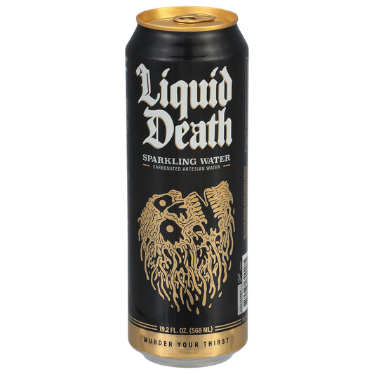 Liquid Death Sparkling Water, 19.2 oz King Size Can