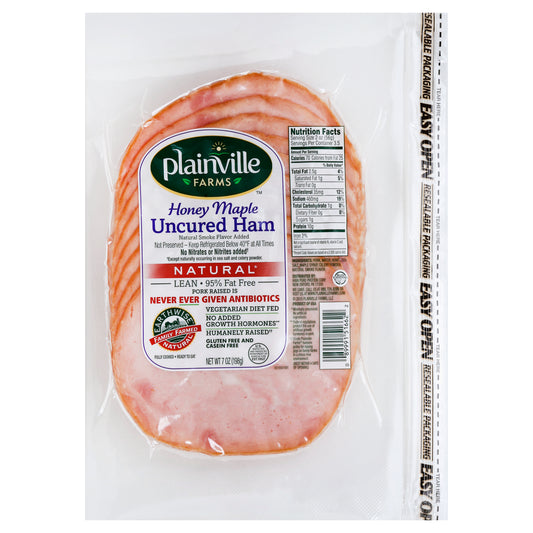 Plainville Farms Ham 7 oz - Honey Maple