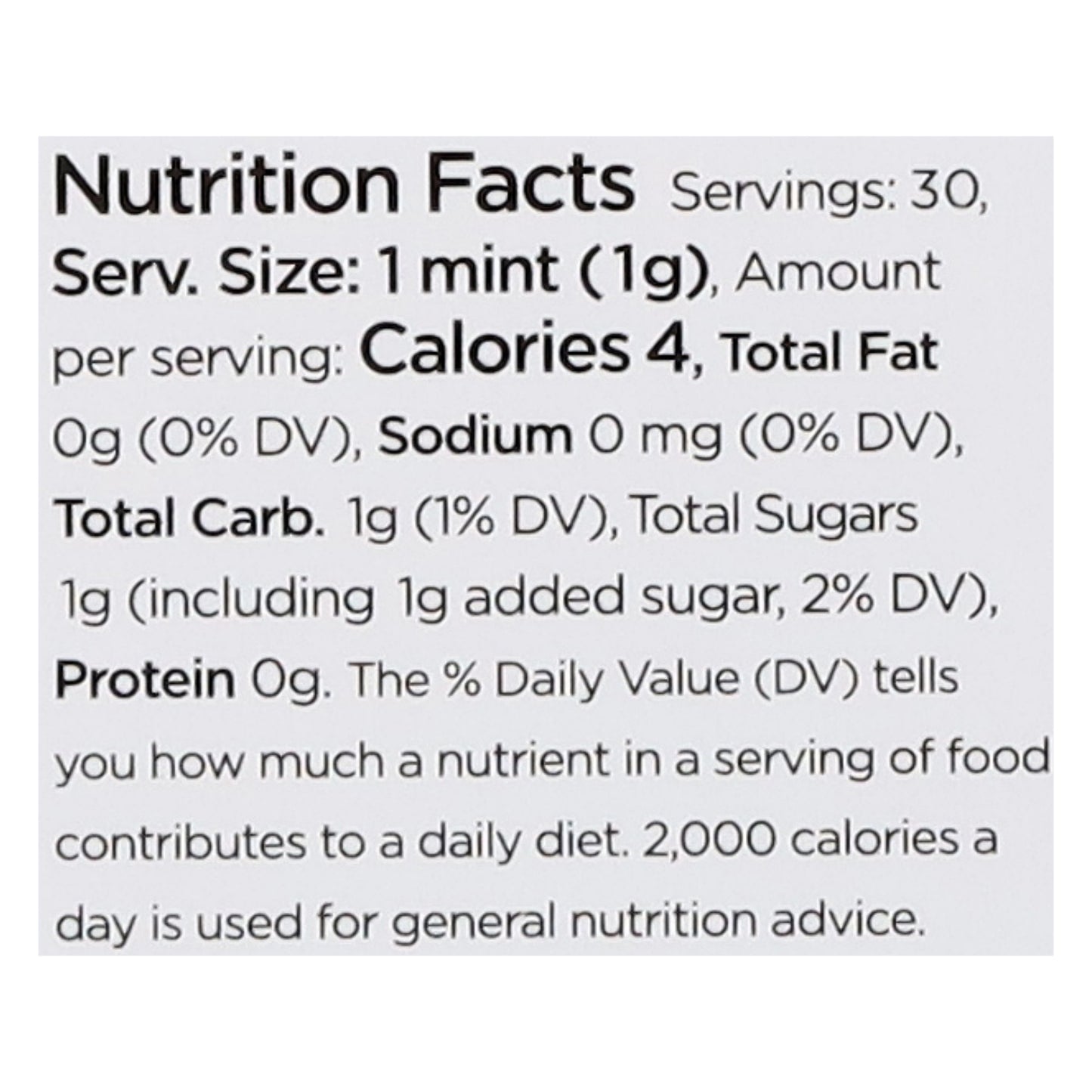 Simply Mints Peppermint Mints 1.1 oz