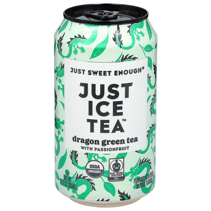Just Ice Tea Dragon Green Tea with Passionfruit 12 fl oz