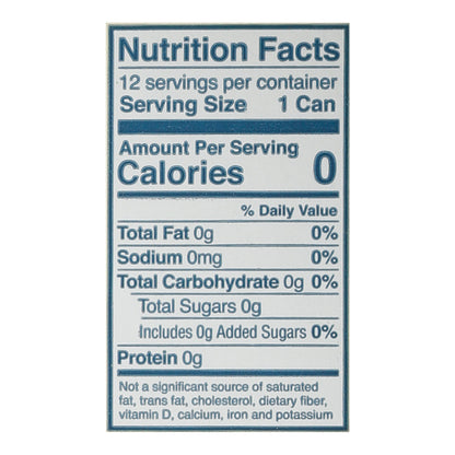 Waterloo Lemon-Lime Sparkling Water 12 - 12 fl oz Cans