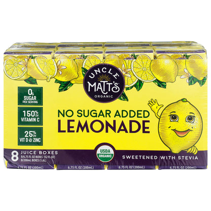No Sugar Added Lemonade Juice Box 6ct