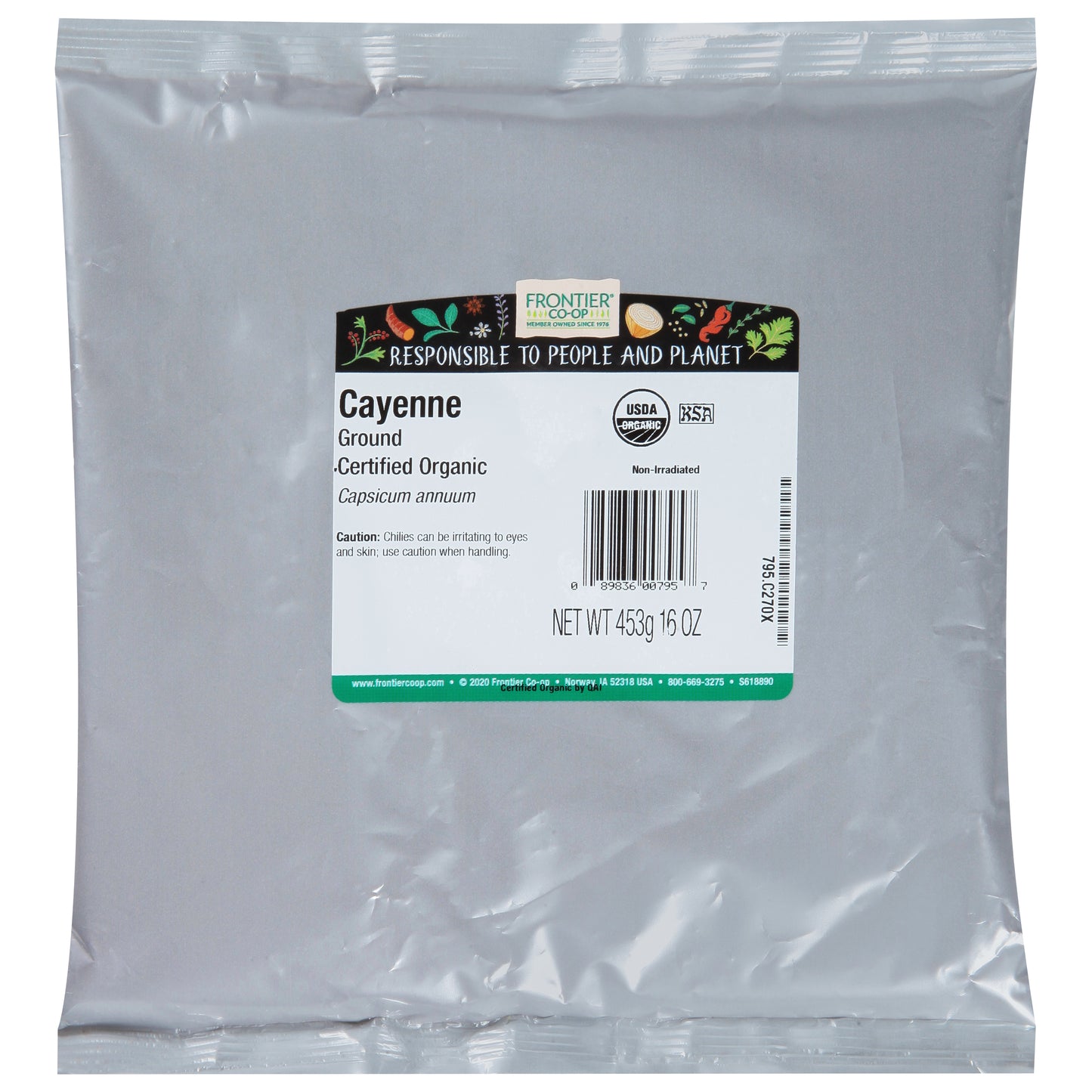 Frontier Co-op Ground Cayenne 16 oz