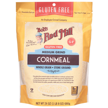 Bob's Red Mill Medium Grind Gluten Free Cornmeal 24 oz