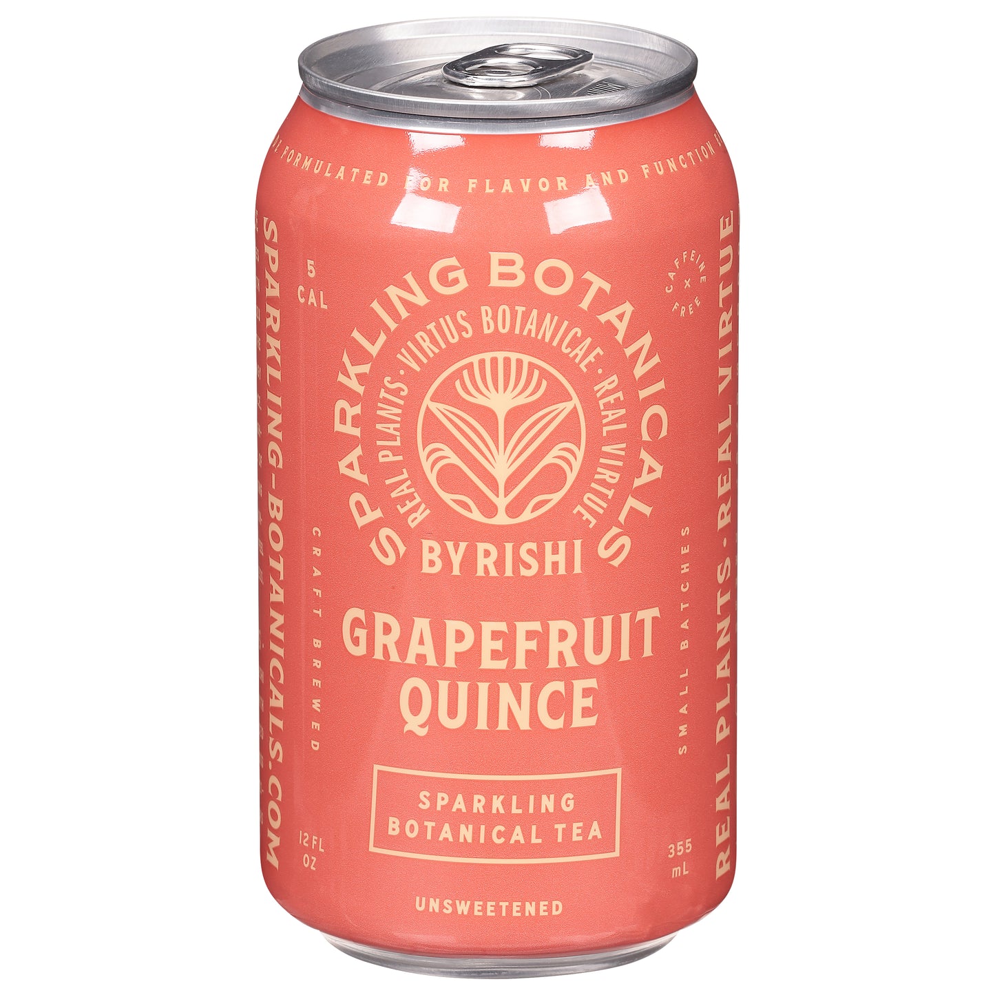 Sparkling Botanicals Unsweetened Sparkling Grapefruit Quince Botanical Tea 12 fl oz