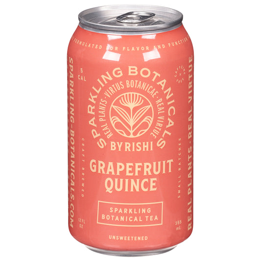 Sparkling Botanicals Unsweetened Sparkling Grapefruit Quince Botanical Tea 12 fl oz