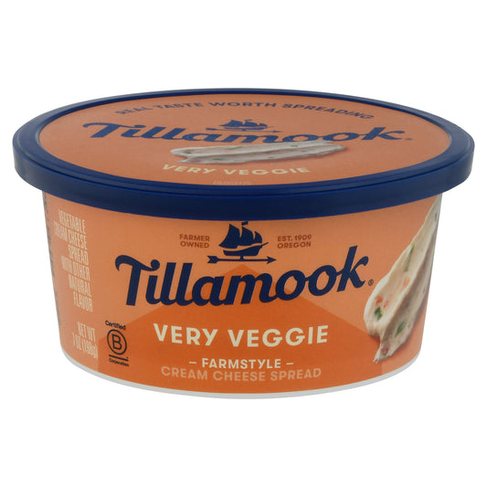 Tillamook Farmstyle Very Veggie Cream Cheese Spread 7 oz