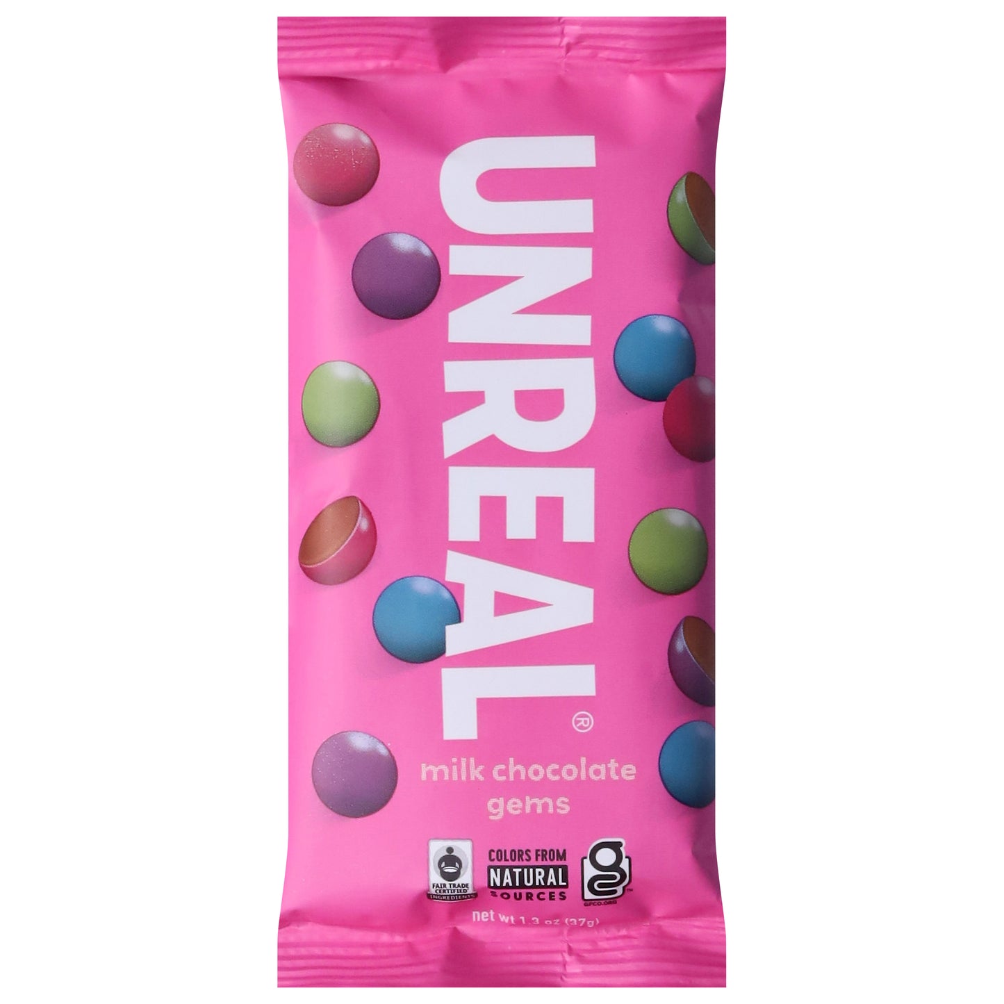 Unreal Milk Chocolate Gems 1.3 oz