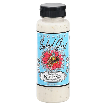 Salad Girl Organic Dairy Free Dude Ranch Dressing & Dip 8 oz